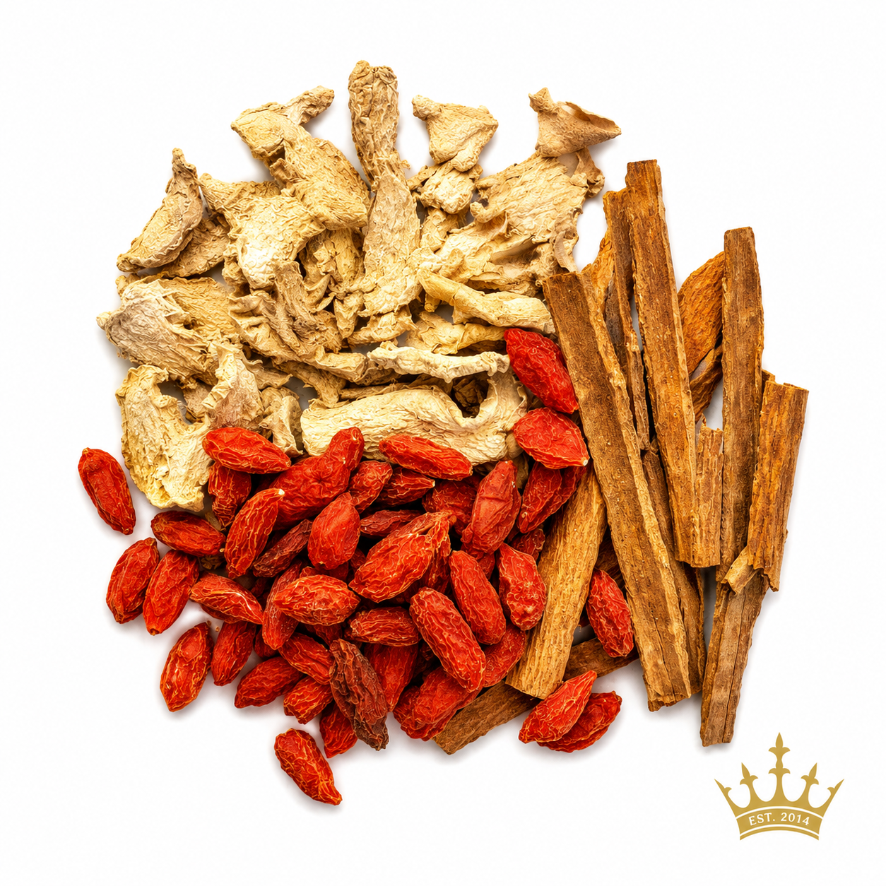 Ginger, Cinnamon and Goji Tisane
